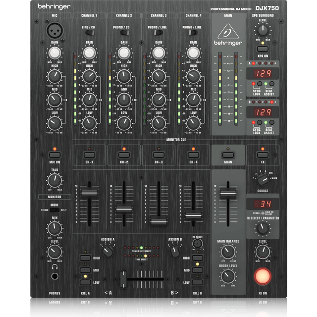 Behringer DJX750 DJ Pro Mixer - Nearly New
