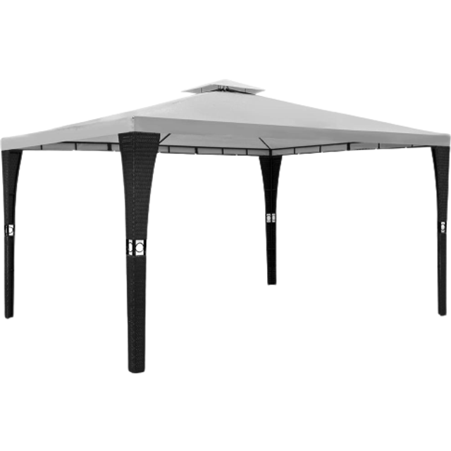 vidaXL Gazebo With Roof 3X4 M - Dark Grey, Grey
