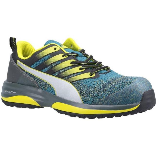 Puma Safety Charge Low Trainers Safety Green Size 38