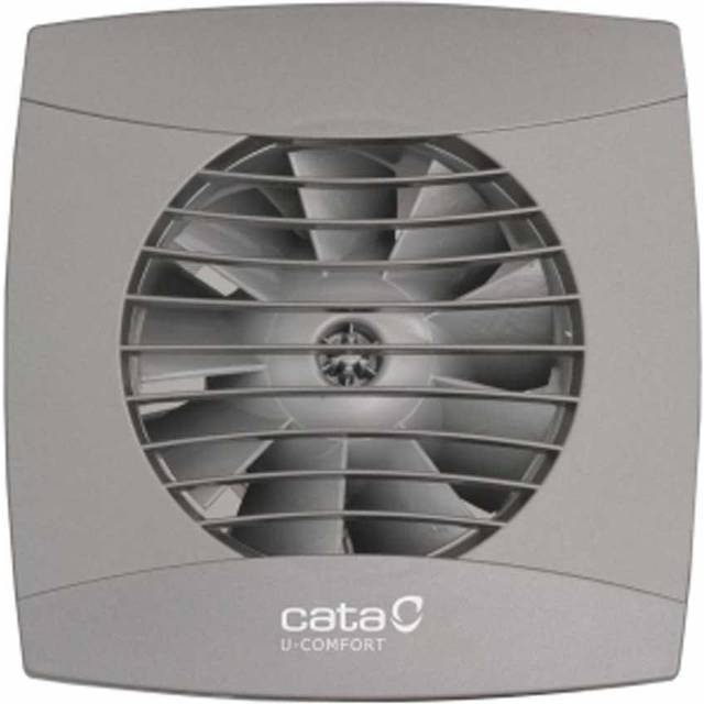 CATA UC-10 Bathroom Fan Silver Grey Turbine ? 100 mm 110 m3/h 26 dB (A) Wall Mounted, Grey