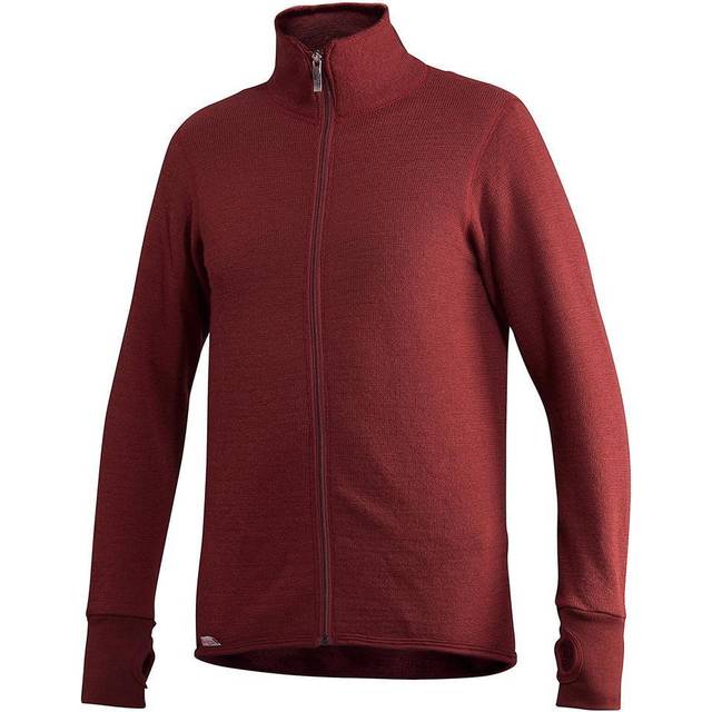 Woolpower Full Zip Jacket 400 Jacka Rust Red, Str. XL - Vinröd (XL)