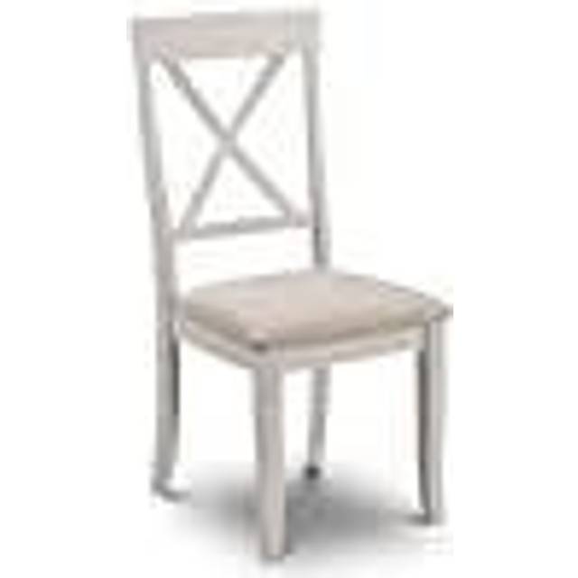 Julian Bowen Davenport Set Of 2 Dining Chairs - Grey - Grey/Oak