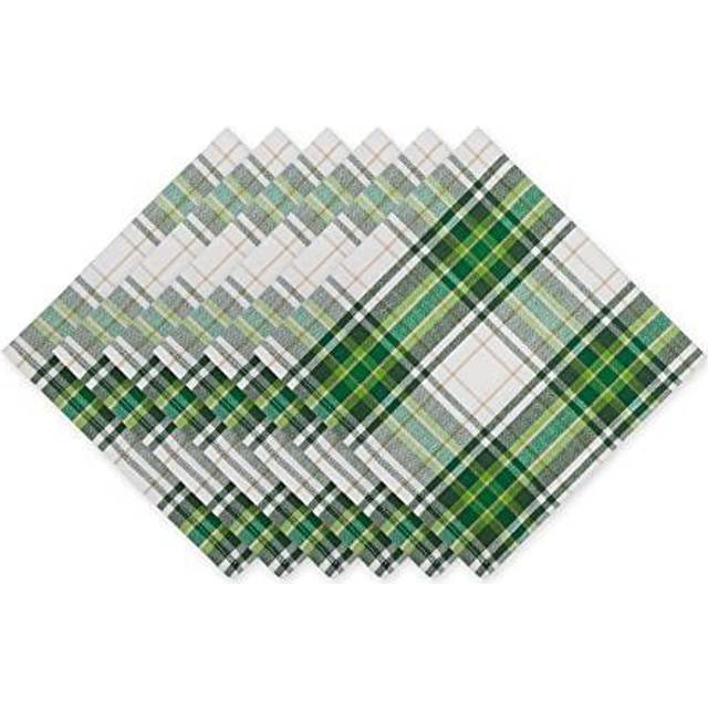 ST. PADDY PLAID NAPKIN SET/6