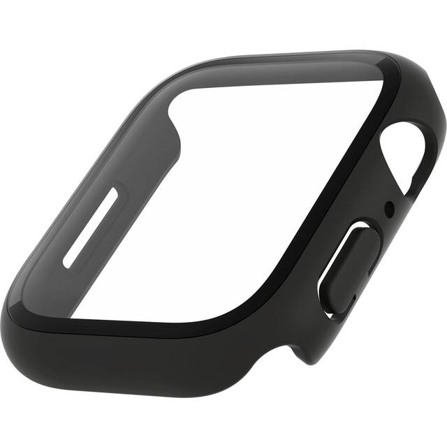 Belkin SCREENFORCE TemperedCurve - Stötsskydd för smartwatch - 2-i-1 - polykarbonat, tempererat glas (9H) - svart