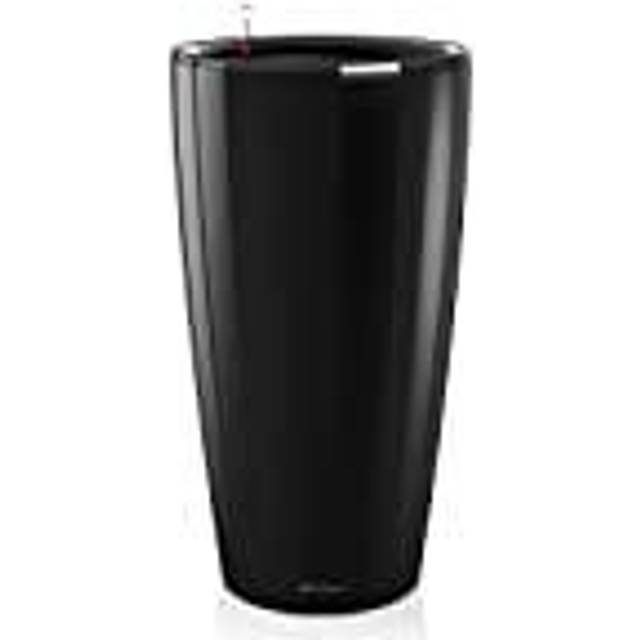 Rondo Plastic Self-Watering Plant Pot - Black (75 cm H x 40 cm W x 40 cm D)