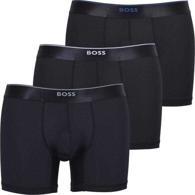 BOSS 3-pack Evolution Boxer Brief Long - Black - Small * Kampanj *