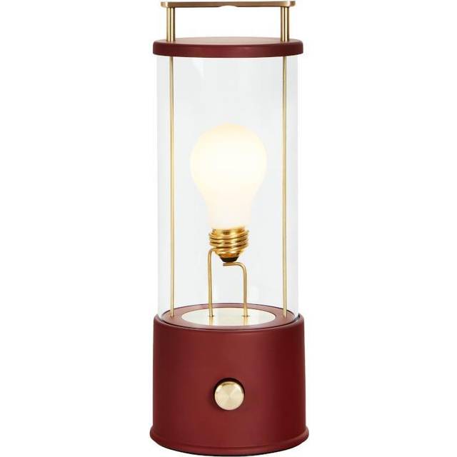 Tala - The Muse LED Lamp with Battery - Pomona rot/Messing/H x Ø 38,8 x 12,5 cm/mit Dimmer/LED 6W 12V 400lm CRI97/Dim-To-Warm 2000-2800K/30000h - brass (33.8 x &#8960;12.5cm)