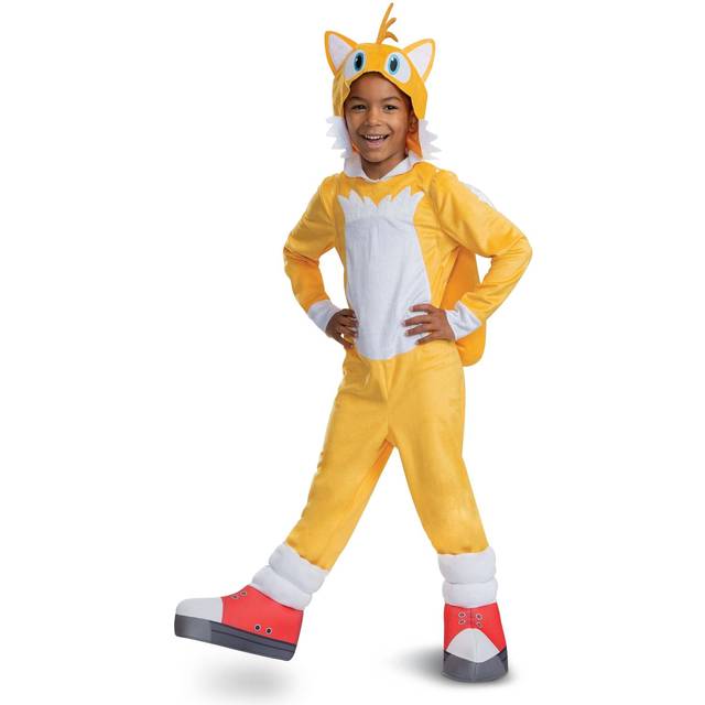 Sonic 2 Tails Deluxe Kid's Costume - Orange&#47;Red&#47;White (4/6)