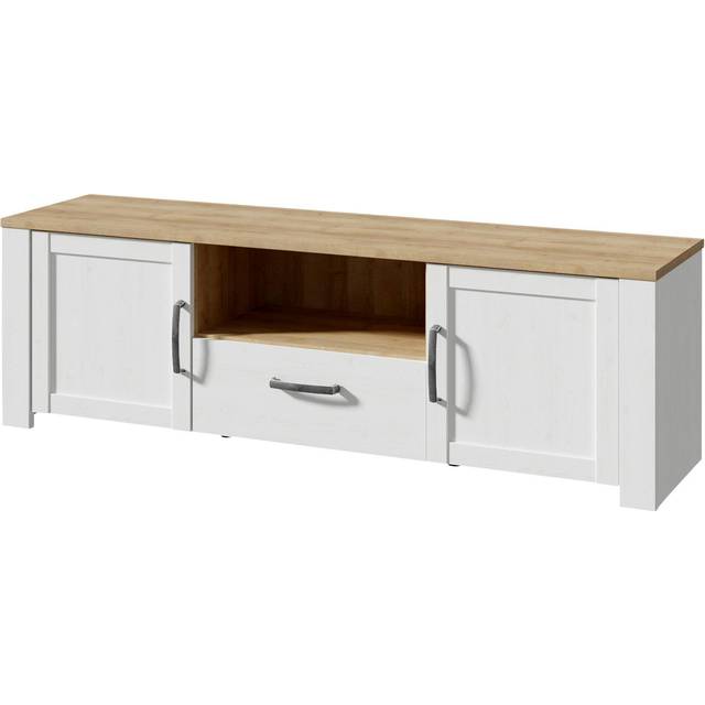 Furniture To Go Bohol Tv Unit In Riviera Oak/White, White