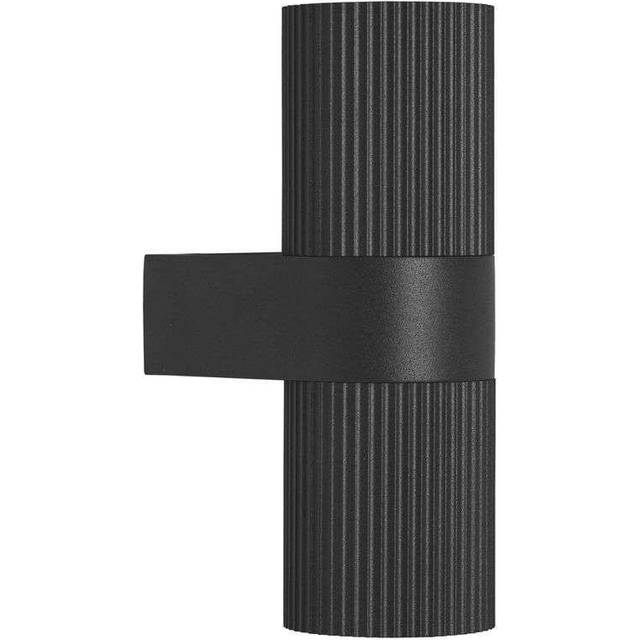 Nordlux - Kyklop Ripple Outdoor Wall Lamp Black