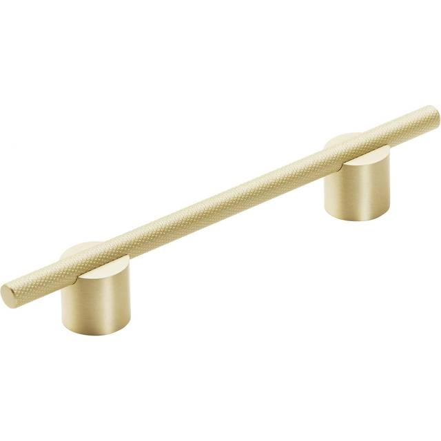 Amerock | Cabinet Pull | Matte Gold | 5-1/16 inch (128 mm) Center to Center | Transcendent | 1 Pack | Drawer Pull | Drawer Handle | Cabinet Hardware