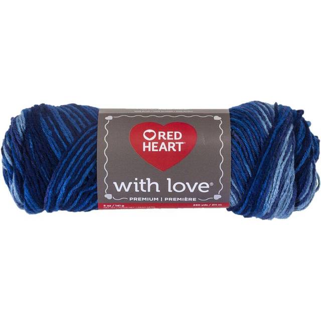 Red heart with love yarn-deep blues e400-1937