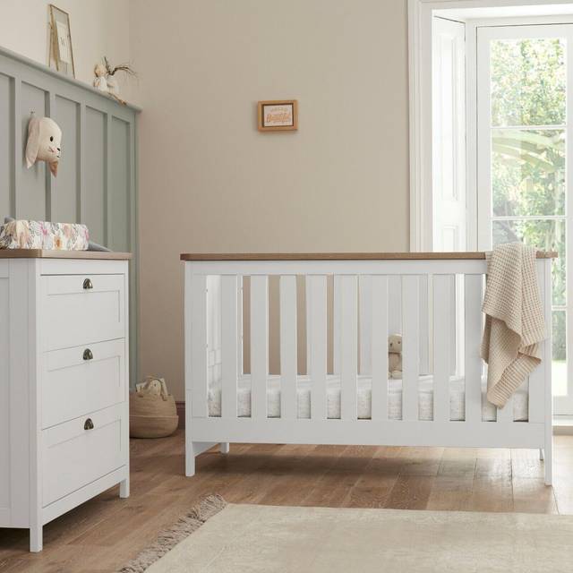 Tutti Bambini Verona 2 Piece Room Set White/Oak, White