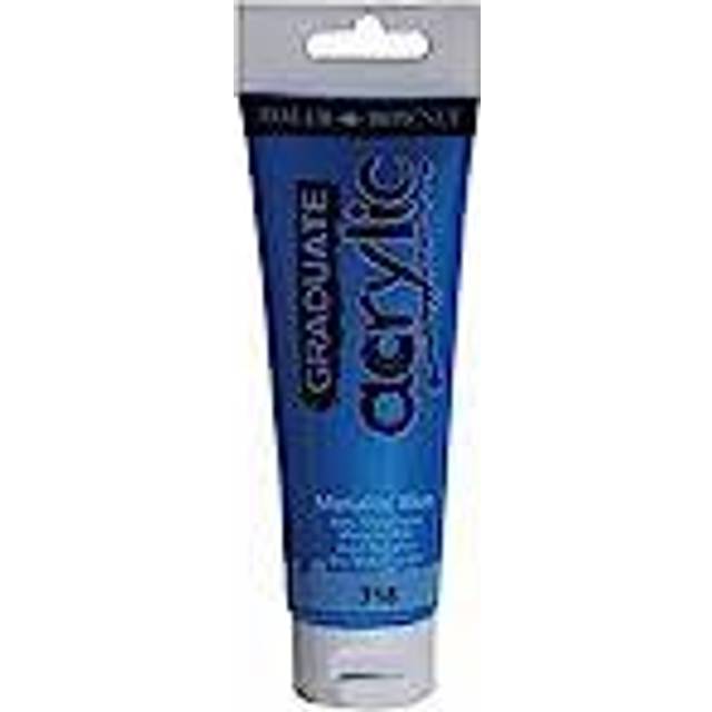 Daler Rowney : Graduate Acrylic Paint : 120ml : Metallic Blue