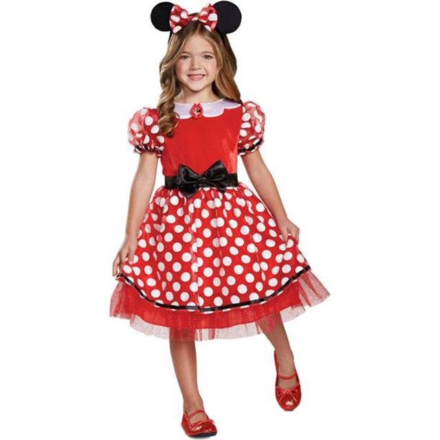 Girl's Minnie Mouse Classic Costume | Kid's Disney Costumes - Black&#47;Red&#47;White (4/6)