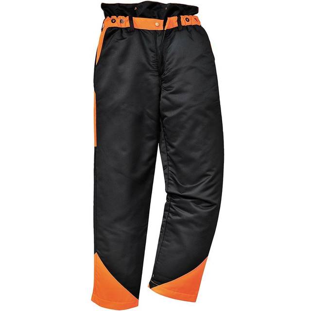 Portwest Oak Trousers CH11 Black 2XL Colour: Black, Size: 2XL