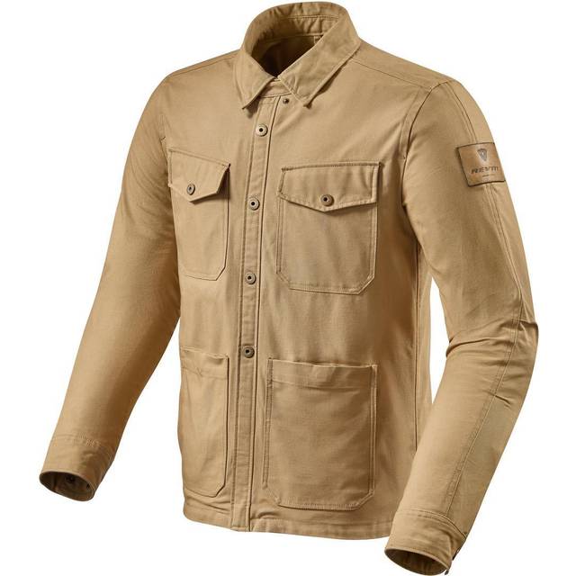 Revit Worker Motorcycle Textile Jacket, beige, Size S for Men