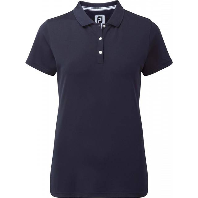 FootJoy Ladies Stretch Golf Pique Shirt - Navy - 88494 - Medium