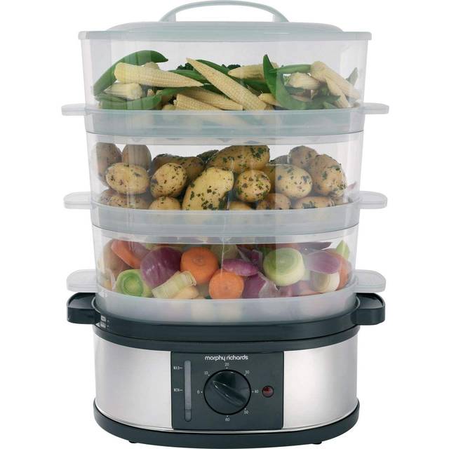 Morphy Richards 48755 3 Tier Steamer