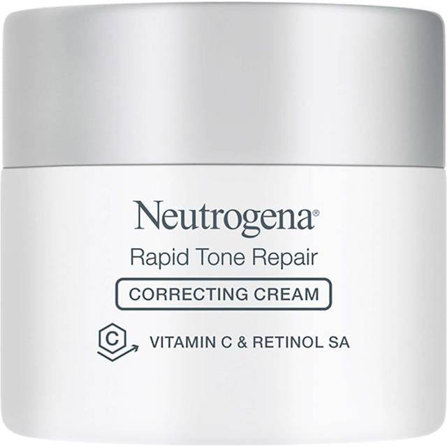 Neutrogena Rapid Tone Repair Correcting Cream Vitamin C, Retinol, Hyaluronic Acid, Brightening, 1.7 oz
