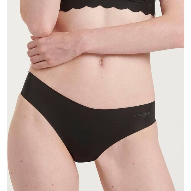 Women's microfiber thong Sloggi Zero 2.0 (x2) - Noir