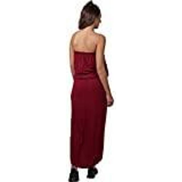 Urban Classics Dam viskos bandeau-klänning, OLIV, S