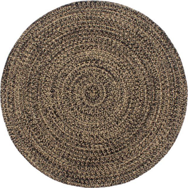 vidaXL Handmade Rug Brun, Sort 180cm