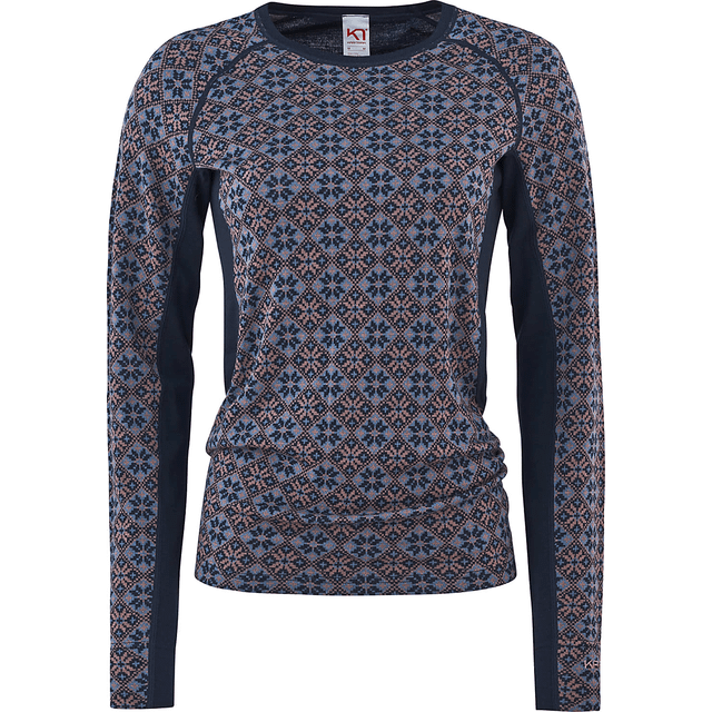 Kari Traa Rose Light Long Sleeve Royal M - - Marinblå (M)
