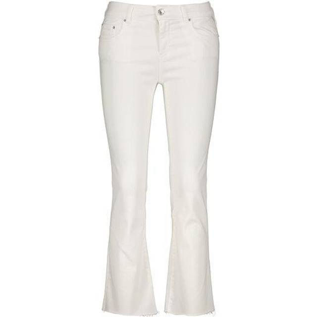 Replay Dam Faaby Flare Crop Jeans, 100 naturlig vit, 31W x 26L