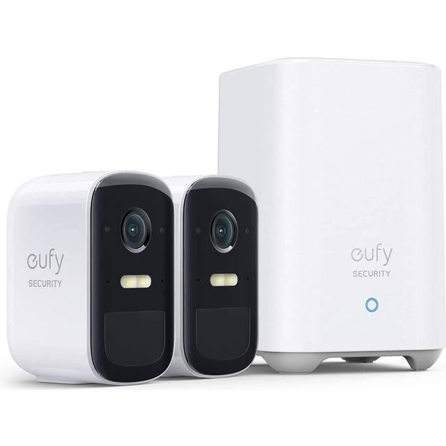 eufy Security eufyCam 2C Pro 2-Cam Kit Security Camera Outdoor, Wireless Home Security Systems with 2K Resolution, 180-Day Battery Life, Hom