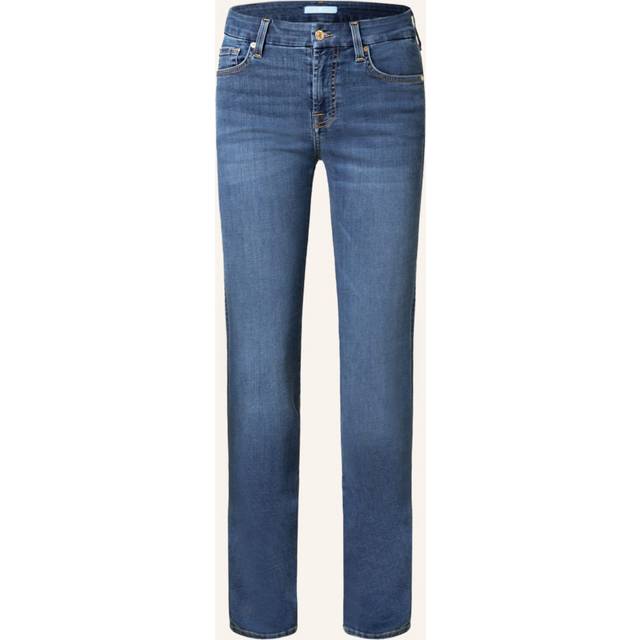 7 For All Mankind The Straight BAir High-Rise Jeans - Blue - 23