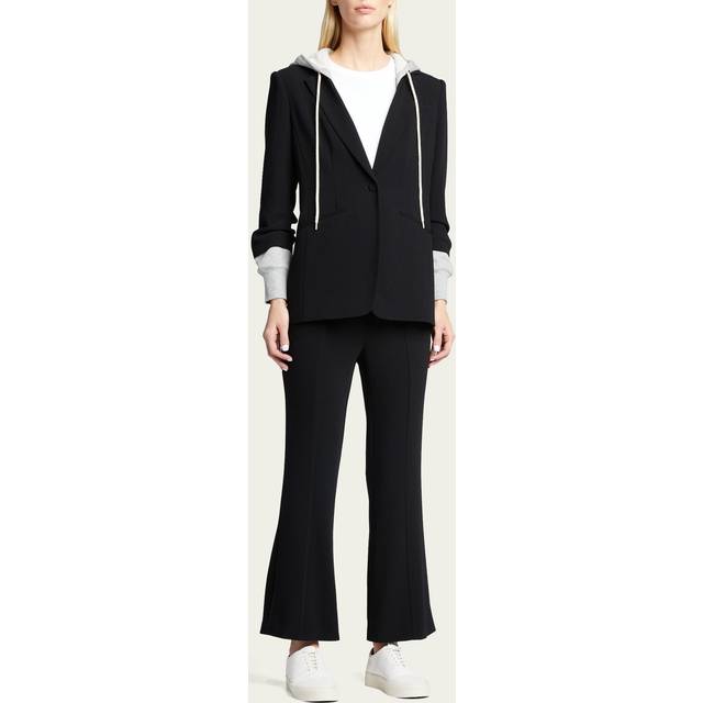 Hooded Khloe Jacket - BLACK HEATHER GREY - 14