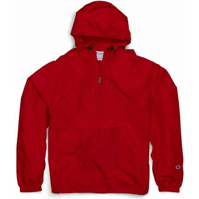 Adult Packable Anorak 14 Zip Jacket - BLAcK - SD0102H7K6H8