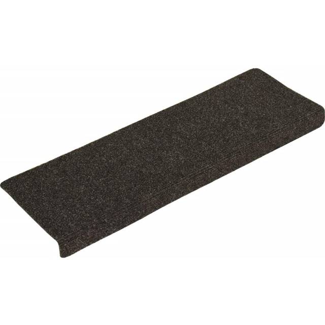vidaXL Stair Mats 15 pcs Needle Punch 65x21x4 cm Anthracite