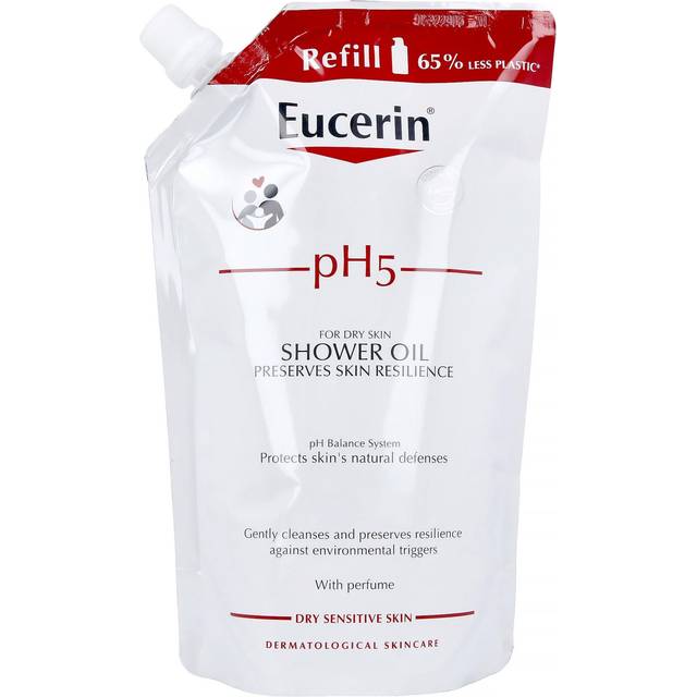 Eucerin pH5 Shower Oil Oparfymerad Refill Duscholja, 400 ml