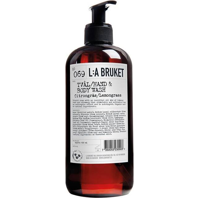L:A Bruket 069 Hand & Body Wash Lemongrass 450ml