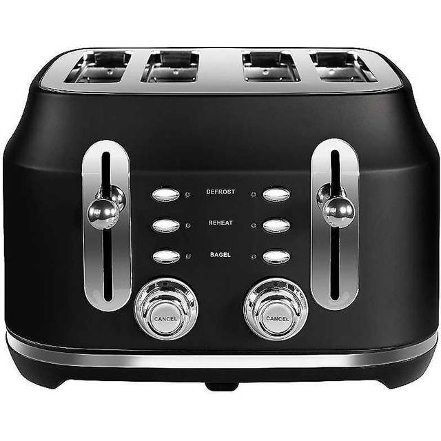 Rangemaster RMCL4S201GY 4 Slice Toaster - Silver