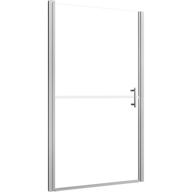 vidaXL Shower Door Tempered Glass 100x178 cm - transparent