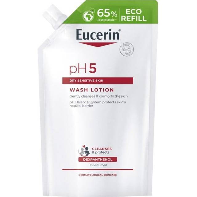 Eucerin pH5 Wash Lotion Oparfymerad Refill Duschtvål, 400 ml