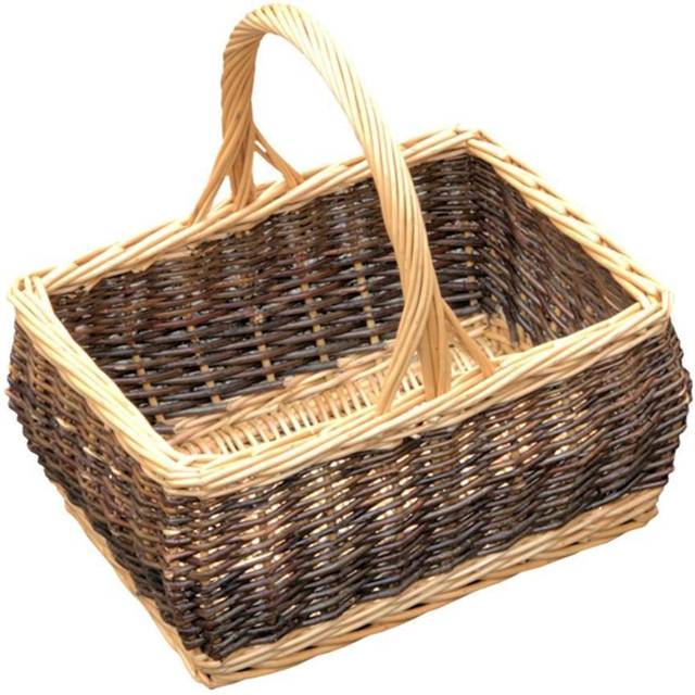 Rustic Rectangular Shopping Basket