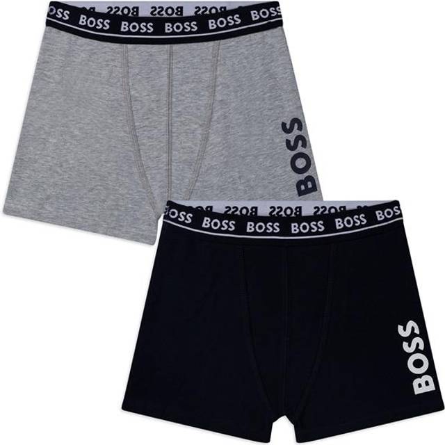 (4 Years) Hugo Boss Boy's J20328 849 Boxer Shorts Navy Grey