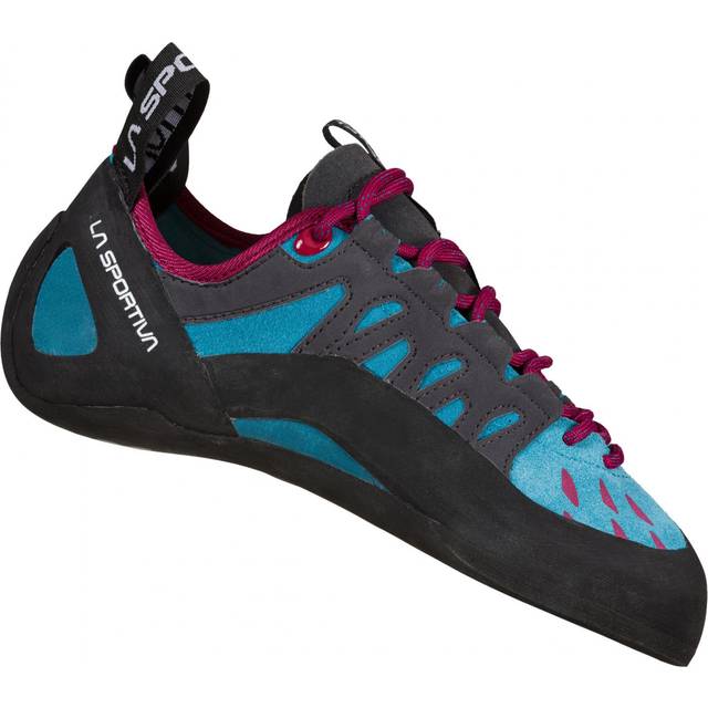 La Sportiva Tarantulace Woman - Kl&#xE4;tterskor - Dam Grey / Hibiscus 34