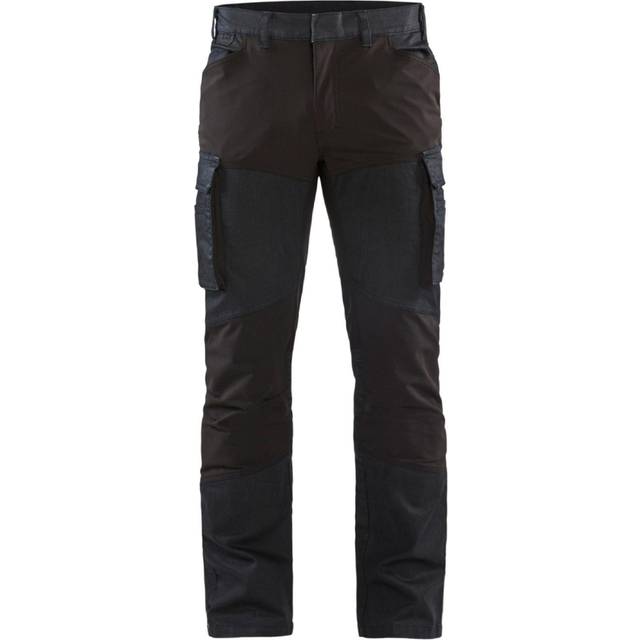Blaklader Service Trousers Denim Stretch 14571147 Navy Blue/Black 34S