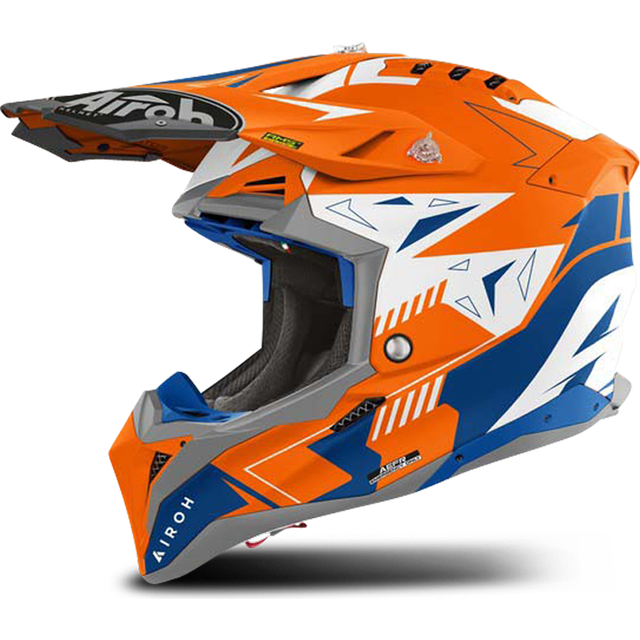 Airoh Helmet Aviator 3 Spin Orange Fluo Matt L Crosshjälmar (L)