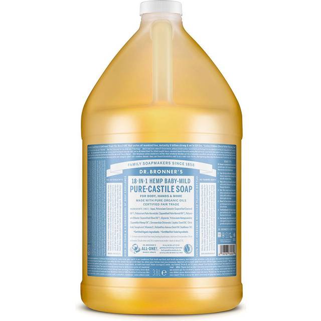 Dr. Bronner's 18-IN-1 Pure-Castile Magic Soap Baby Unscented 1 Gallon