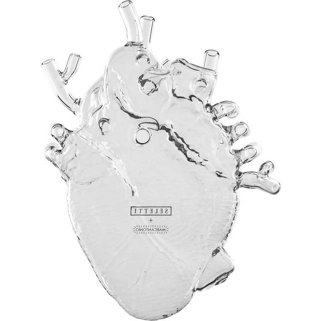 Seletti Love In Bloom Vase med hjärta, vit