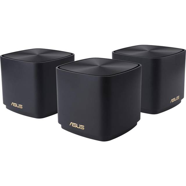 ASUS ZenWiFi XD4 PLUS AX1800 Dual-band Mesh WiFi 6 System 3-pack Black