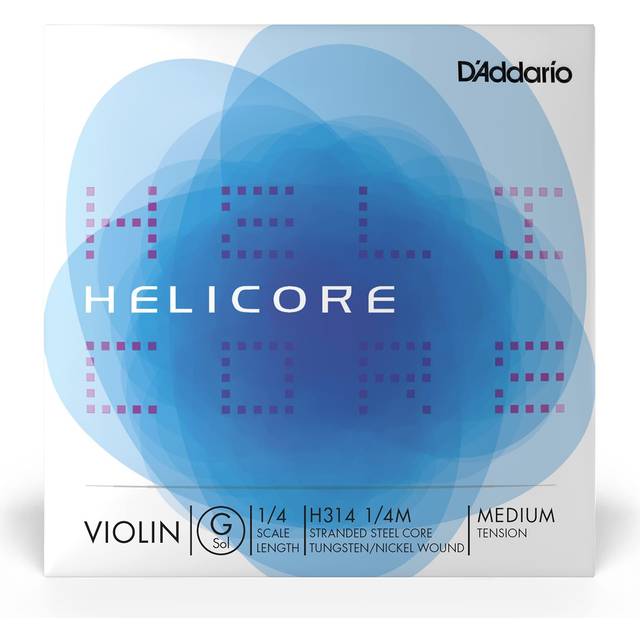 DAddario Helicore Violin G String 1/4 Size Medium