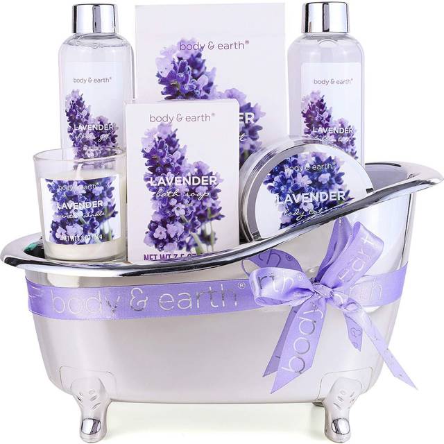 Gift Set for Women Body & Earth Gifts for Women Lavender Gift Baskets