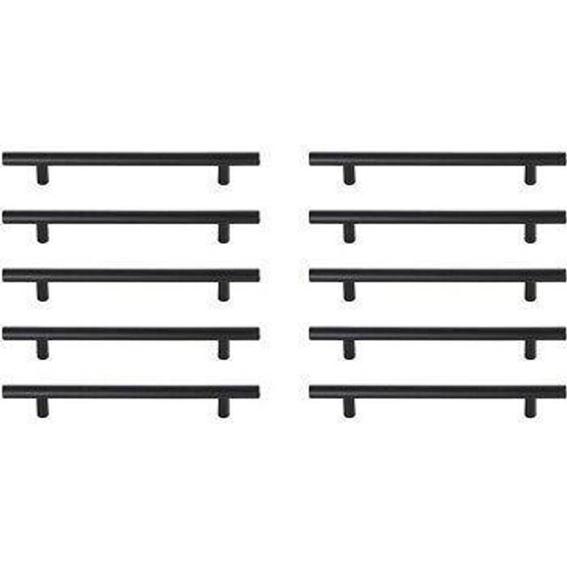 Quinn 6516 Center to Center Matte Black Bar Pull Multipack set of 10